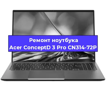 Чистка от пыли и замена термопасты на ноутбуке Acer ConceptD 3 Pro CN314-72P в Тюмени